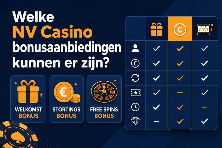 Welke NV Casino bonusaanbiedingen kunnen er zijn?