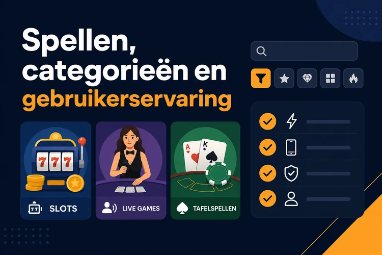 Spellen, categorieën en kwaliteit van de gebruikerservaring