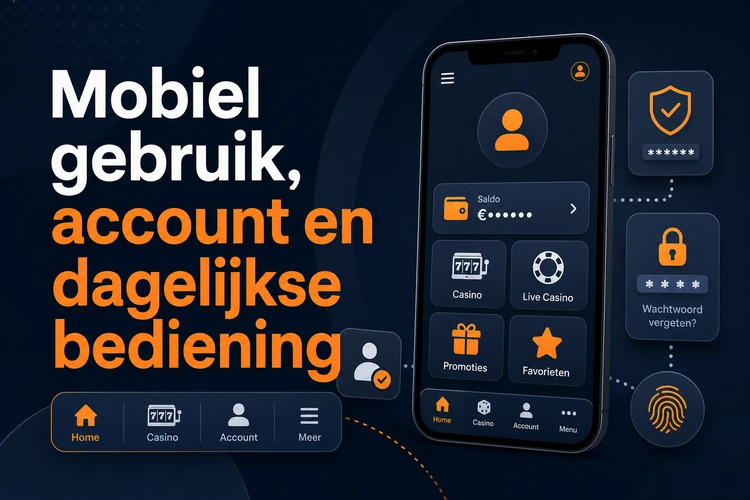 Mobiel gebruik, account en dagelijkse bediening